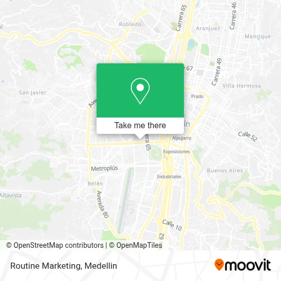 Routine Marketing map