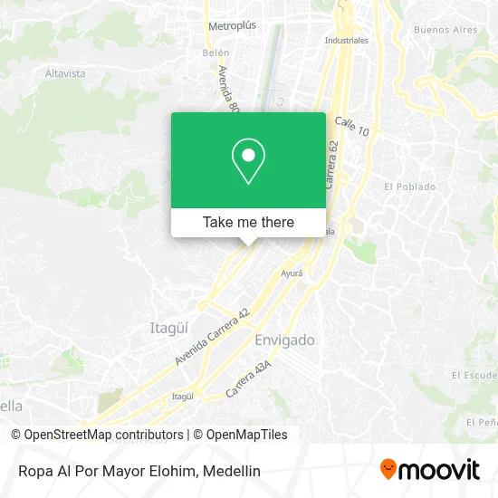 Ropa Al Por Mayor Elohim map