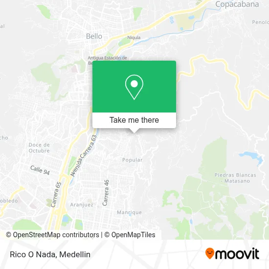 Rico O Nada map