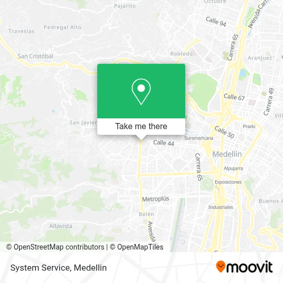 System Service map