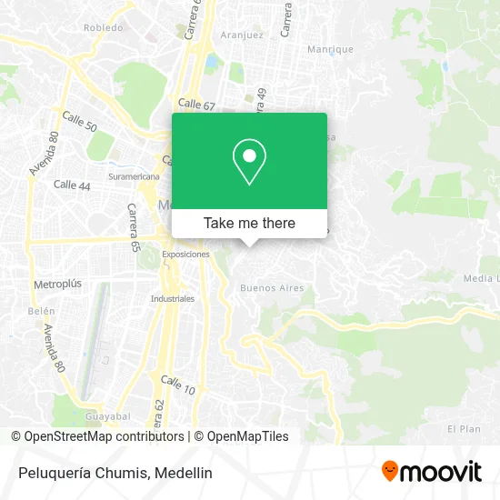 Peluquería Chumis map
