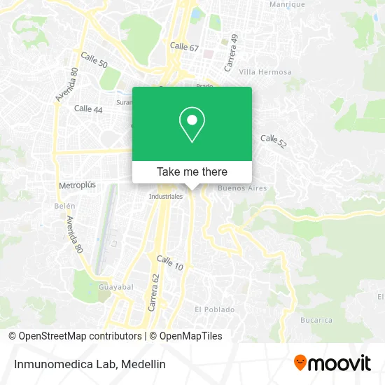 Inmunomedica Lab map