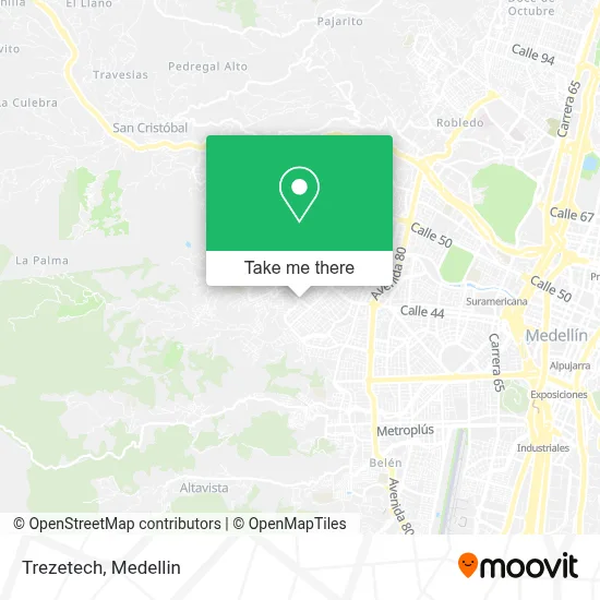 Trezetech map