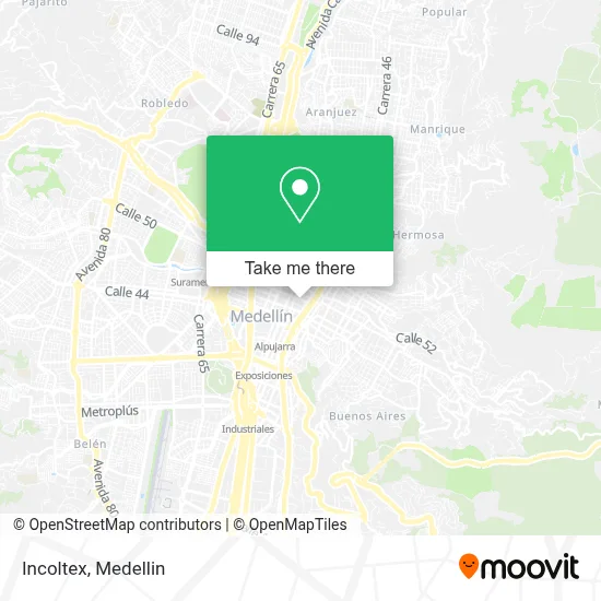 Incoltex map