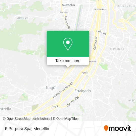 R Purpura Spa map