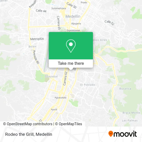 Rodeo the Grill map