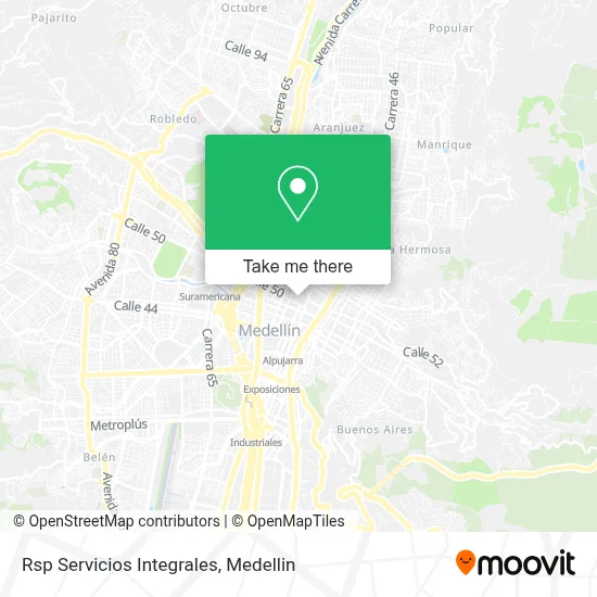 Rsp Servicios Integrales map