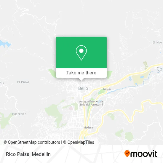 Rico Paisa map
