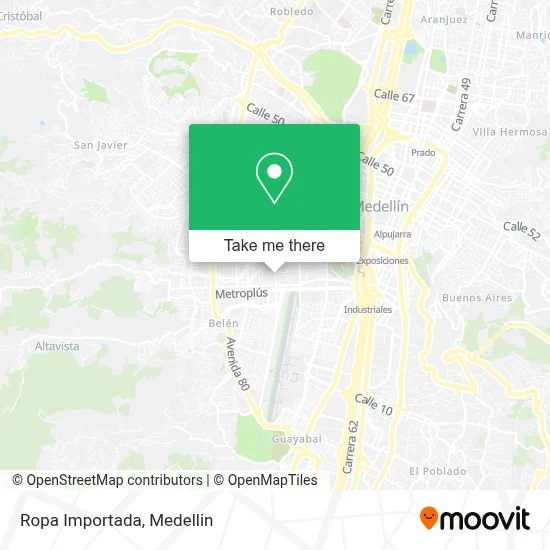 Ropa Importada map