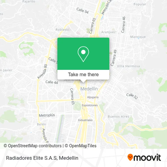 Radiadores Elite S.A.S map