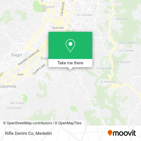 Rifle Denim Co map