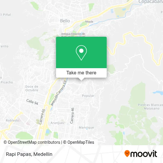 Rapi Papas map