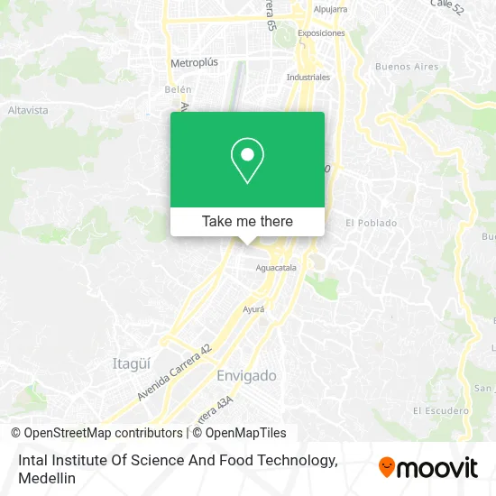 Intal Institute Of Science And Food Technology map