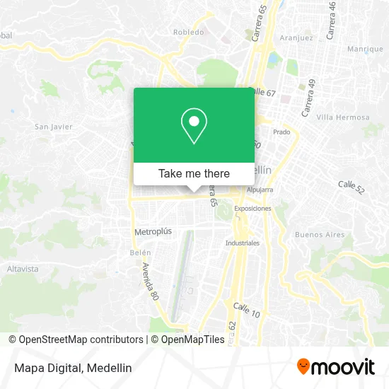 Mapa Digital map