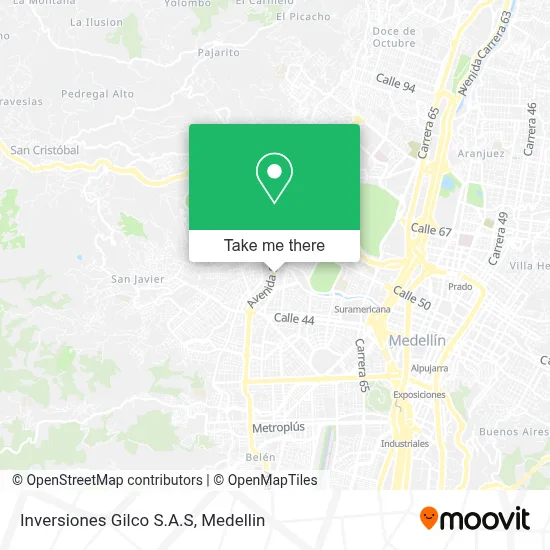 Inversiones Gilco S.A.S map