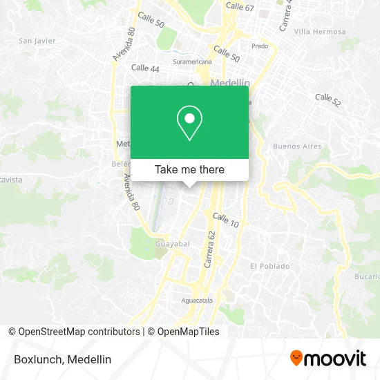 Boxlunch map
