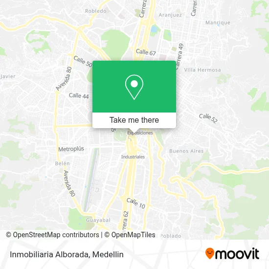 Inmobiliaria Alborada map