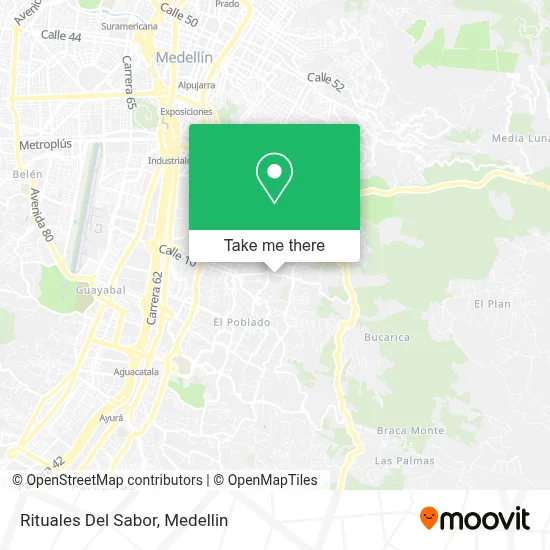 Rituales Del Sabor map