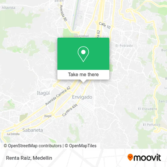 Renta Raíz map