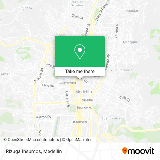 Rizuga Insumos map