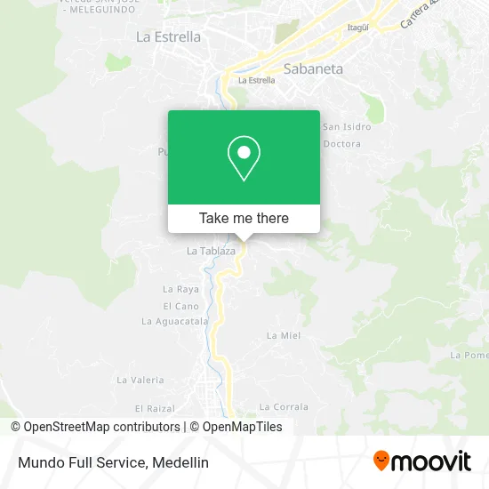 Mundo Full Service map