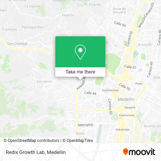 Redix Growth Lab map