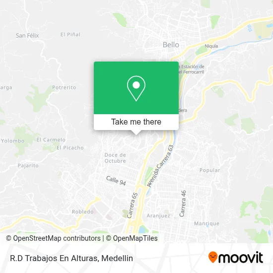 R.D Trabajos En Alturas map