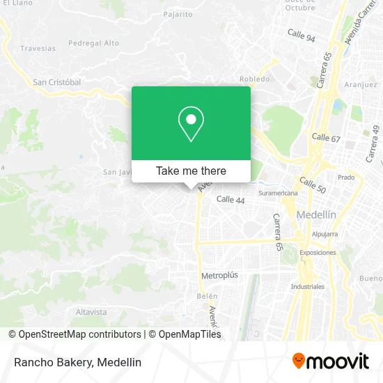 Rancho Bakery map