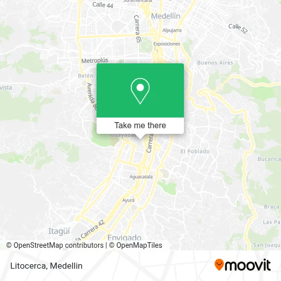 Litocerca map