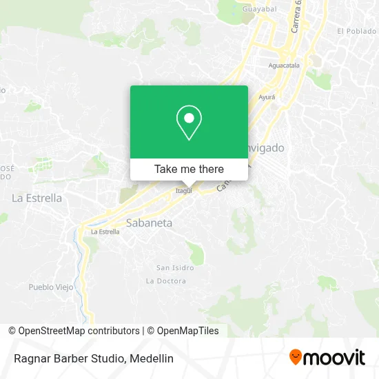 Ragnar Barber Studio map