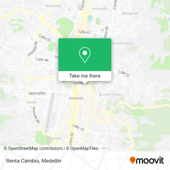 Renta Cambio map