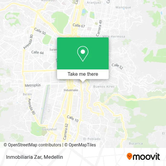 Inmobiliaria Zar map