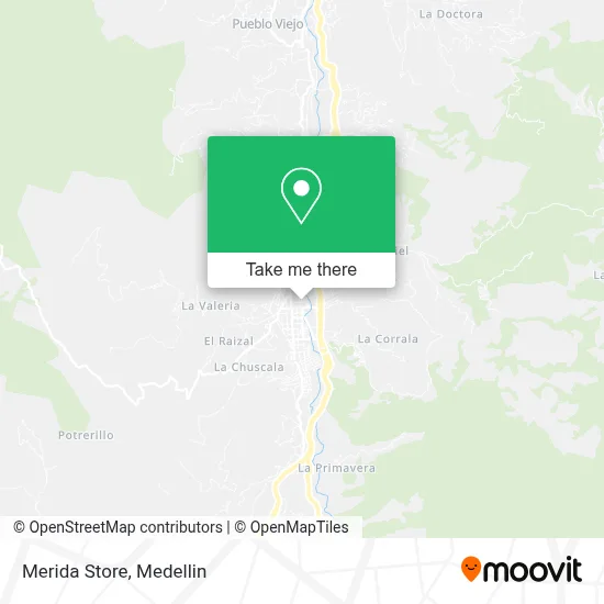 Merida Store map