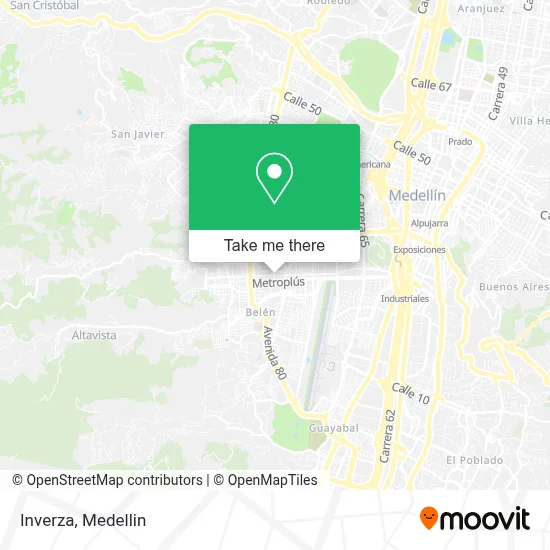 Inverza map