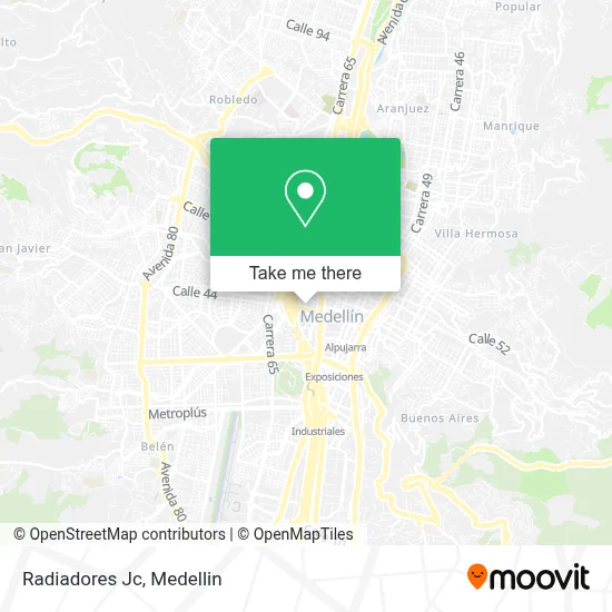 Radiadores Jc map