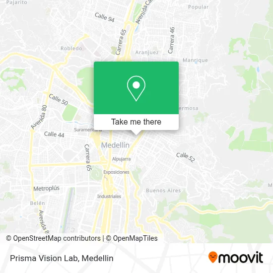 Prisma Vision Lab map