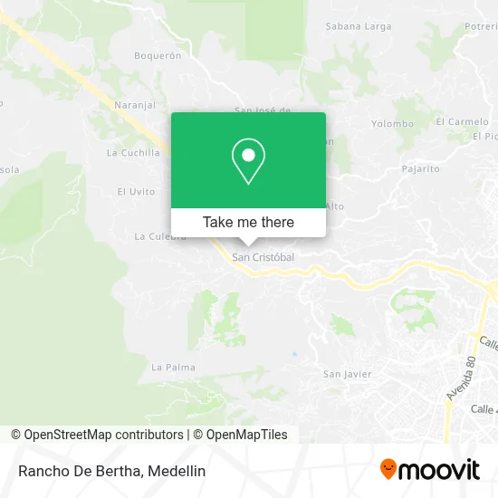 Rancho De Bertha map