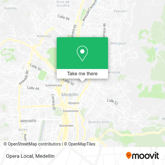 Opera Local map