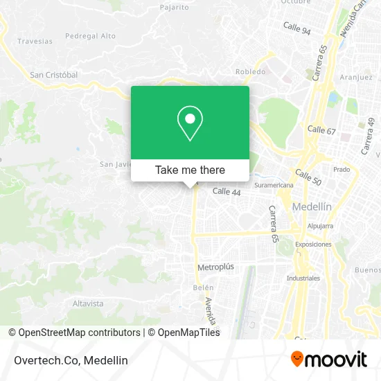 Overtech.Co map