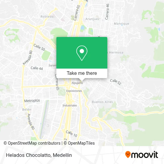Helados Chocolatto map