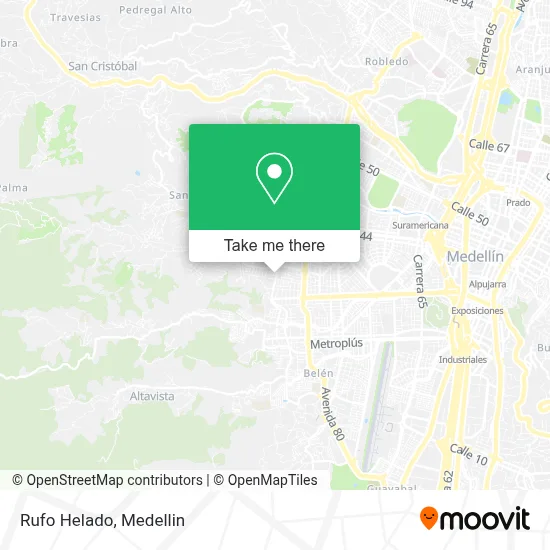 Rufo Helado map