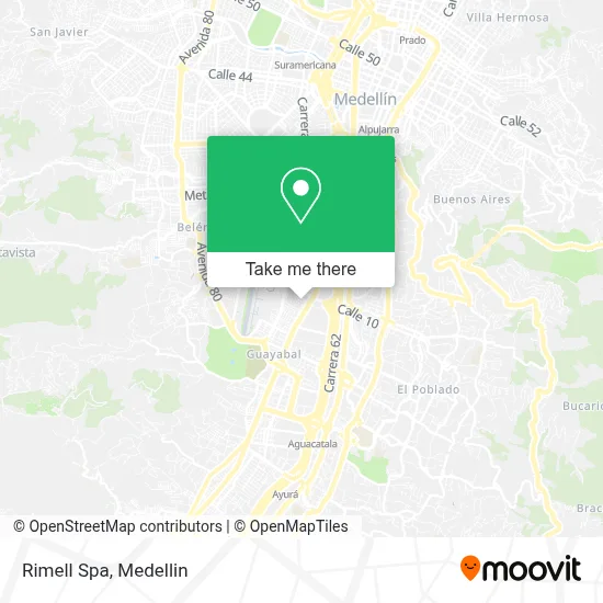 Rimell Spa map