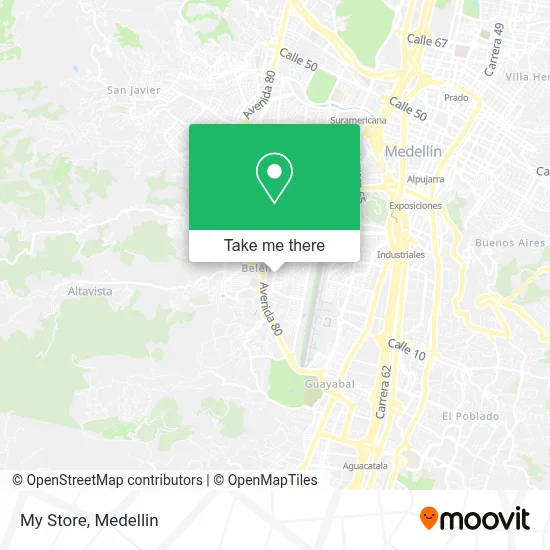 My Store map