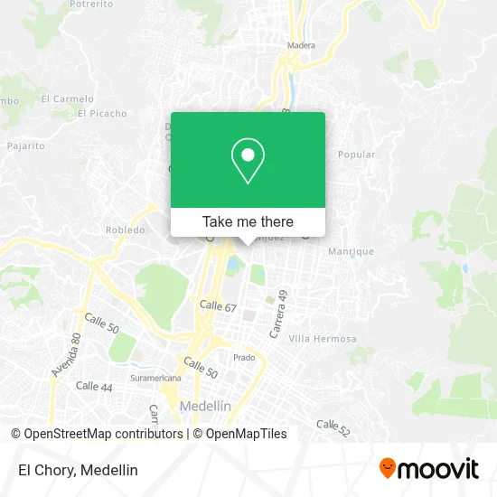 El Chory map