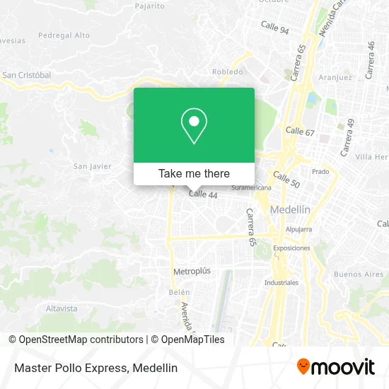 Master Pollo Express map