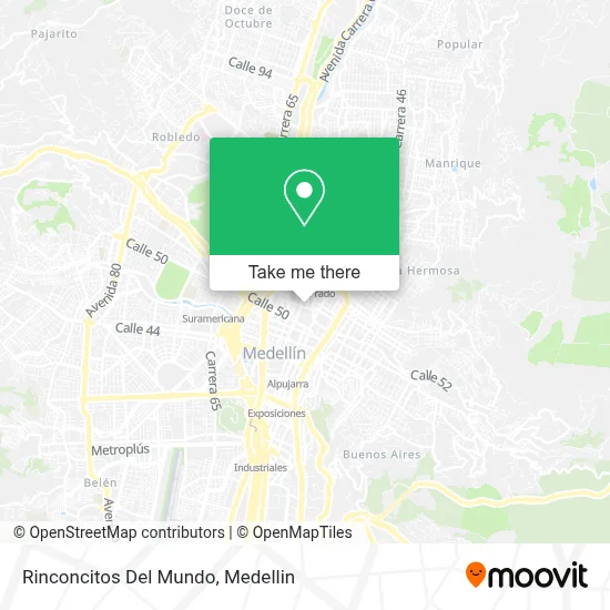 Rinconcitos Del Mundo map