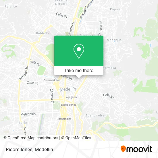 Ricomilones map
