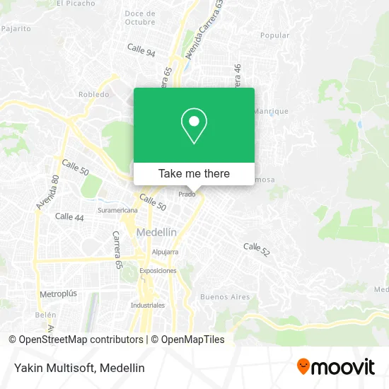 Yakin Multisoft map
