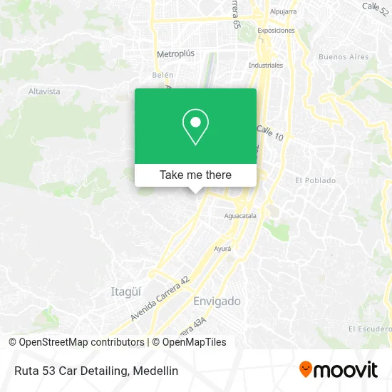 Ruta 53 Car Detailing map