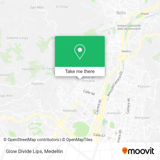 Glow Divide Lips map